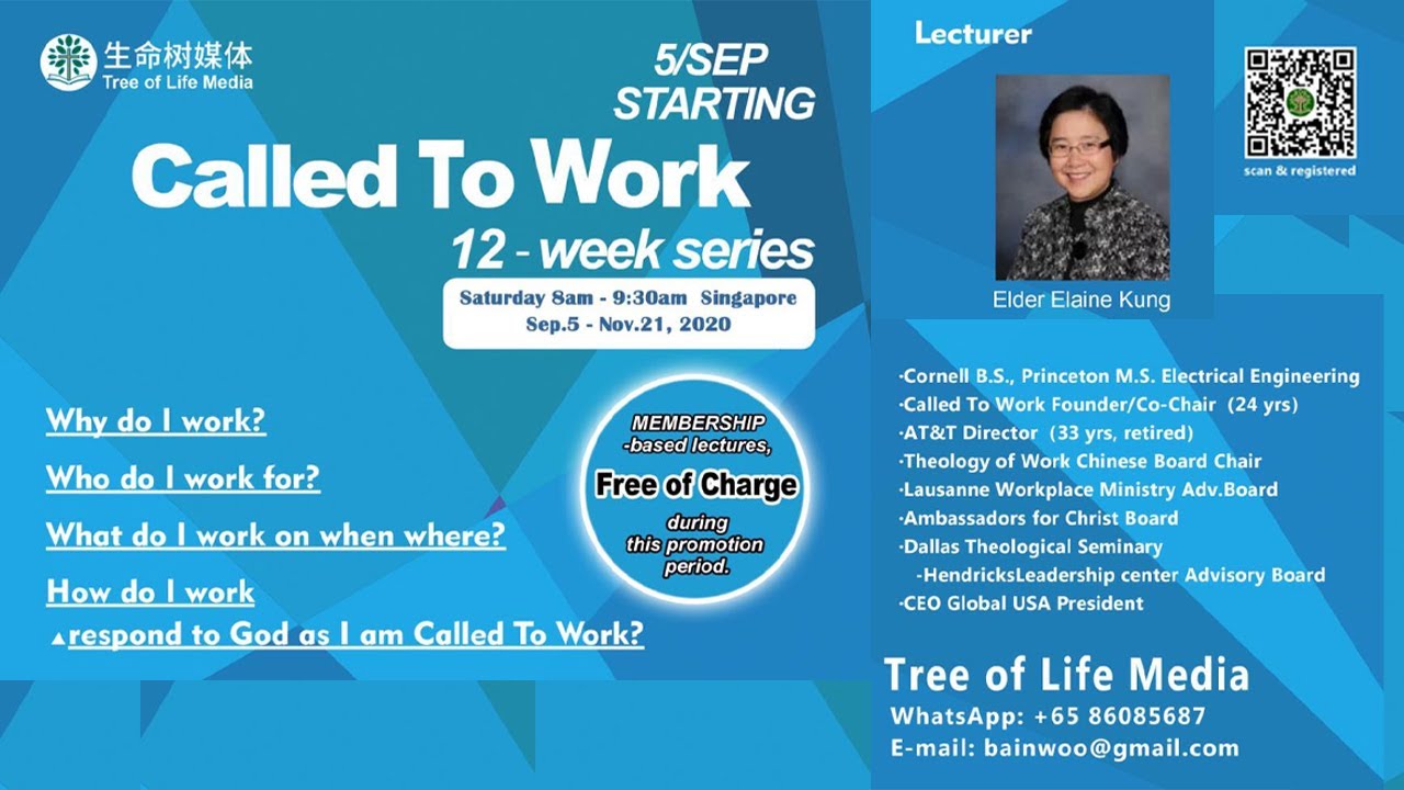 Called to Work Lesson 4  | 2020 Sep 26