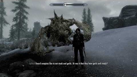 Skyrim - Durnehviir being an asshole