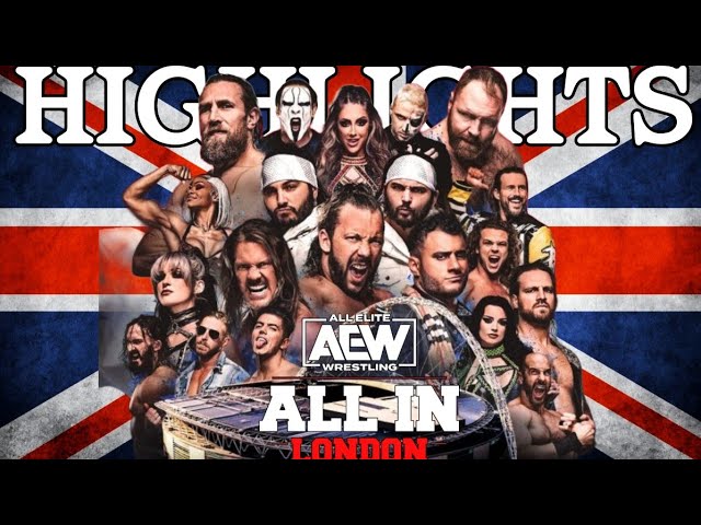 AEW All In 2023 - Highlights. class=