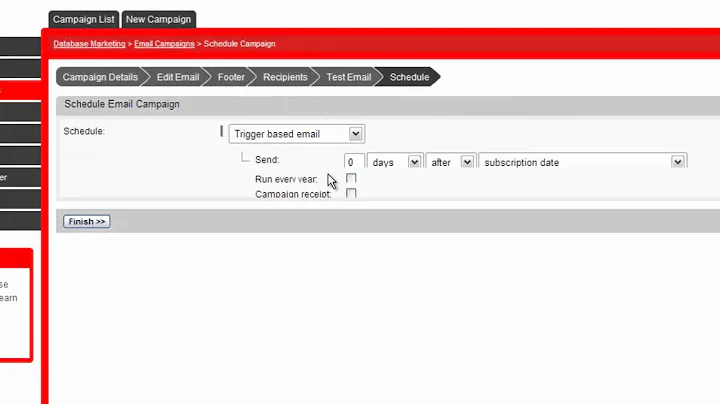 Creating Trigger Based Autoresponder Campaigns in FastTrack Email Marketing