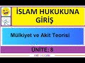DHBT MBSTS ÖABT DKAB ISLAM HUKUKUNA GIRIS - UNITE 8 - MULKIYET ve AKIT TEORISI Mp3 Song