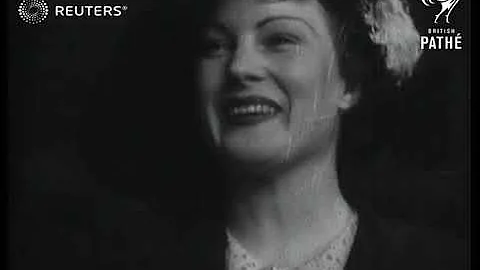 SHOWBIZ: Richard Tauber marries Diana Napier (1936)
