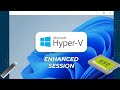 Hyper-V: создание виртуальной машины и настройка расширенного режима удаленного рабочего стола 🌍