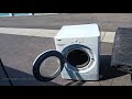 lavadora whirlpool hace mucho ruido baleros,rodamientos dañados? washer bad bearing and drum shaft?