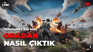 İNANILMAZ BİR MAÇ! ORADAN NASIL ÇIKTIK?! #PUBG #RANKED