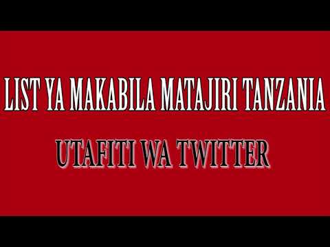 LIST YA MAKABILA MATAJIRI TANZANIA, WASUKUMA WAWEKWA WATU KATI.