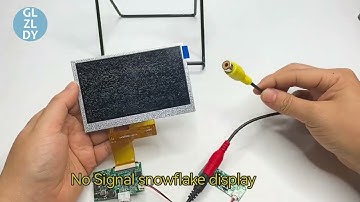 4.3inch 480*272 LCD screen with snowflake motherboard AV Video Input outdoor screen DC9V-35V for Fpv