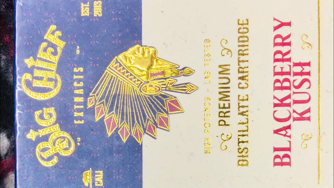 Big Chiefs BlackBerry Kush Cartridge Review