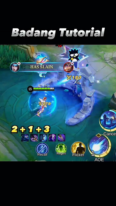 Badang Tutorial Combo 😱 - Mobile Legends: bang bang