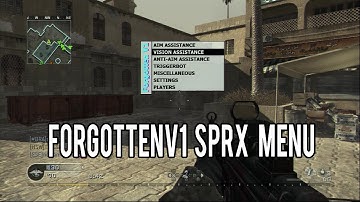 [COD4/1.40] FORGOTTEN V1 SPRX NON-HOST (Anti-Aim, Aimbot, ESP) JAILBREAK MENU