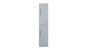 Gray 2 Door Locker Wardrobe Installation Video