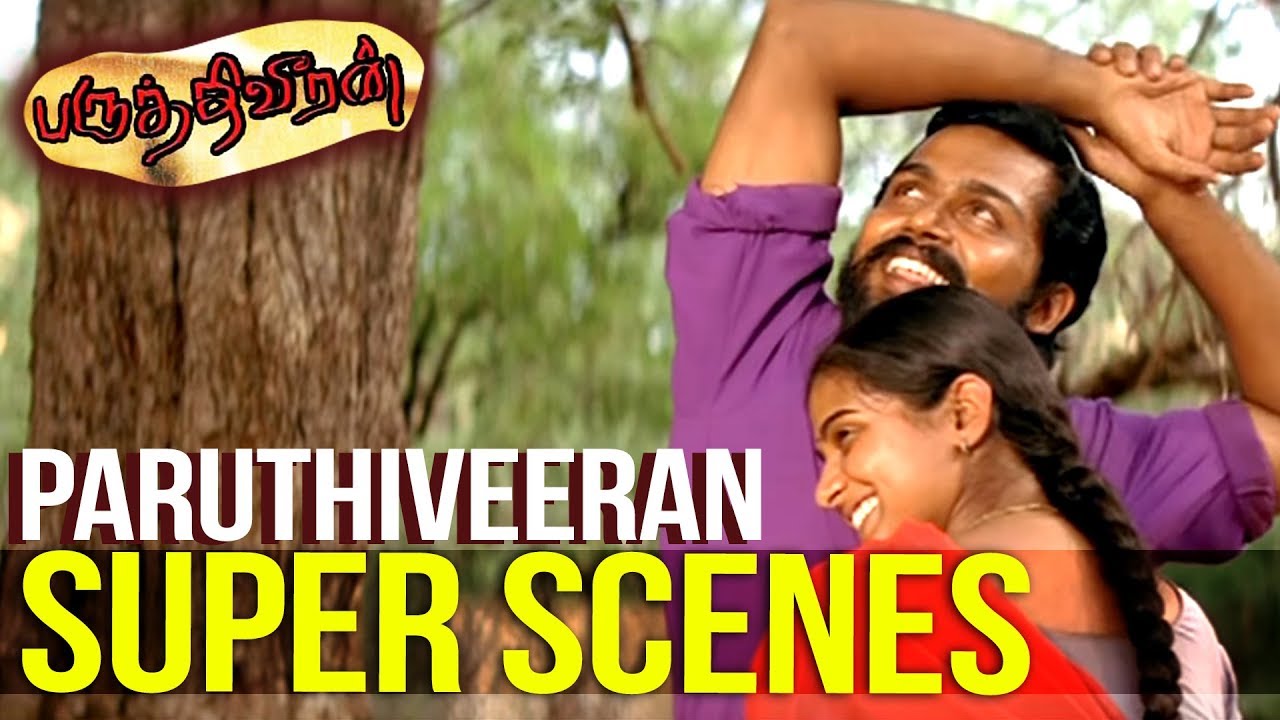 Paruthiveeran   Super Scenes  Karthi  Priyamani  Saravanan  Tamil Super Scenes