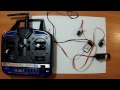 How to bind FLYSKY FS-T6B transmitter receiver. SERVO tutorial