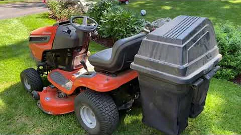 Husqvarna 42-46 in. 2-Bin Lawn Mower Bagger Review