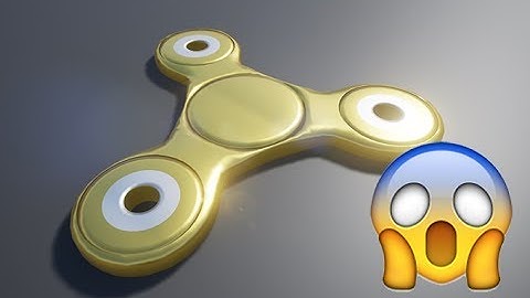 Making a Gold Fidget Spinner (3D Model)