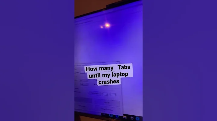 How many tabs until my laptop crashes