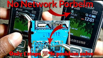 Samsung Any Keypad Mobile Network Problem Solution // Samsung 110 Network Problem