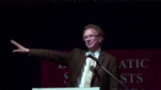 John Nichols speaking at the DSA National Convention