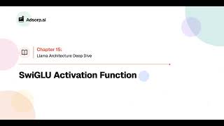 15.2 | SwiGLU Activation Function