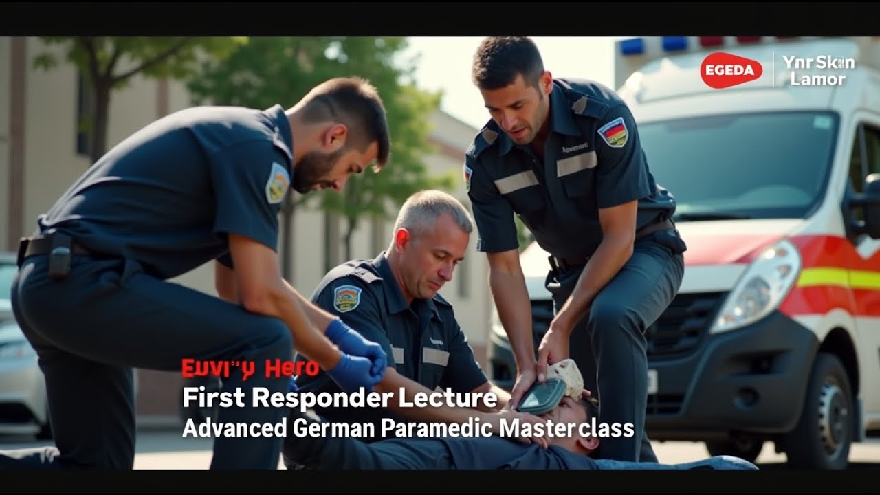 First Responder Lecture – Zero to Hero Advanced German Paramedic Masterclass | EGEDA 2025
