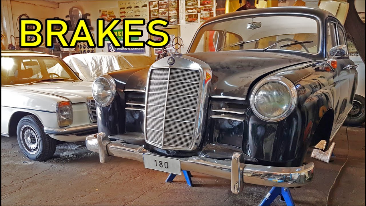 #41 Fixing the brakes Mercedes 180 Ponton W120. Bromsrenovering trumbromsar. Drum brake restoration.