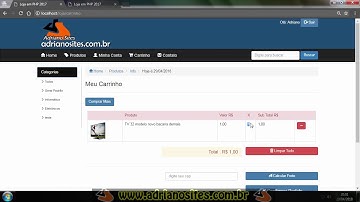Curso Loja PHP 2017 Controle de estoque 3