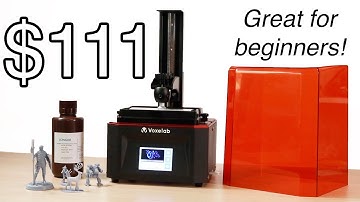 $111 Resin 3D Printer?! Voxelab Polaris / Great for Beginners!