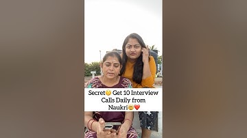 Secret🤯Get 10+ Interview Calls from Naukri Daily❤️🔥