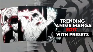 TRENDING MANGA EDIT PRESET~[ALIGHT MOTION] screenshot 5
