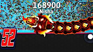 Snake.io🐍I Found delicious😋score in snake.io Map🐍Epic Snakeio Gameplay🐍Snake Struggle#52