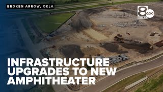 Broken Arrow nears completion of infrastructure upgrades for new 12,500-seat amphitheater