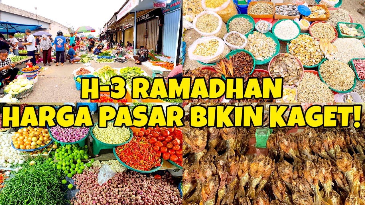 H-3 Ramadhan! Belanja di Pasar Tradisional, Harga Bahan Pokok Naik atau Turun?
