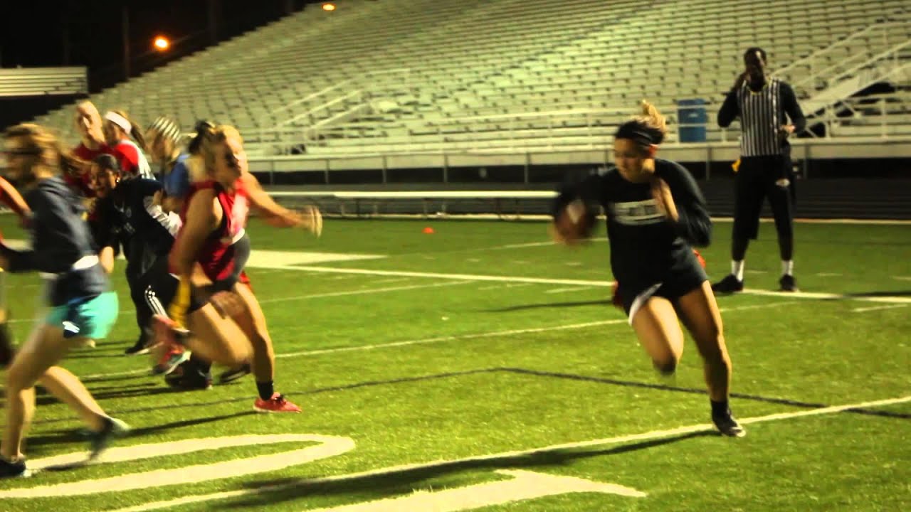 Powder Puff Football GVTV 2014 YouTube
