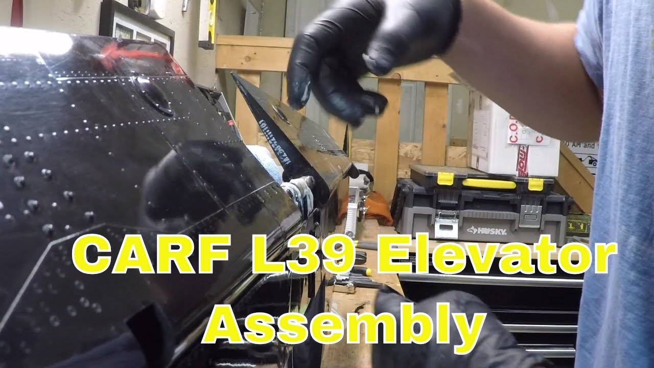 CARF Skygate L39 Build Video #2   Elevator Assembly, Receiver and Servos