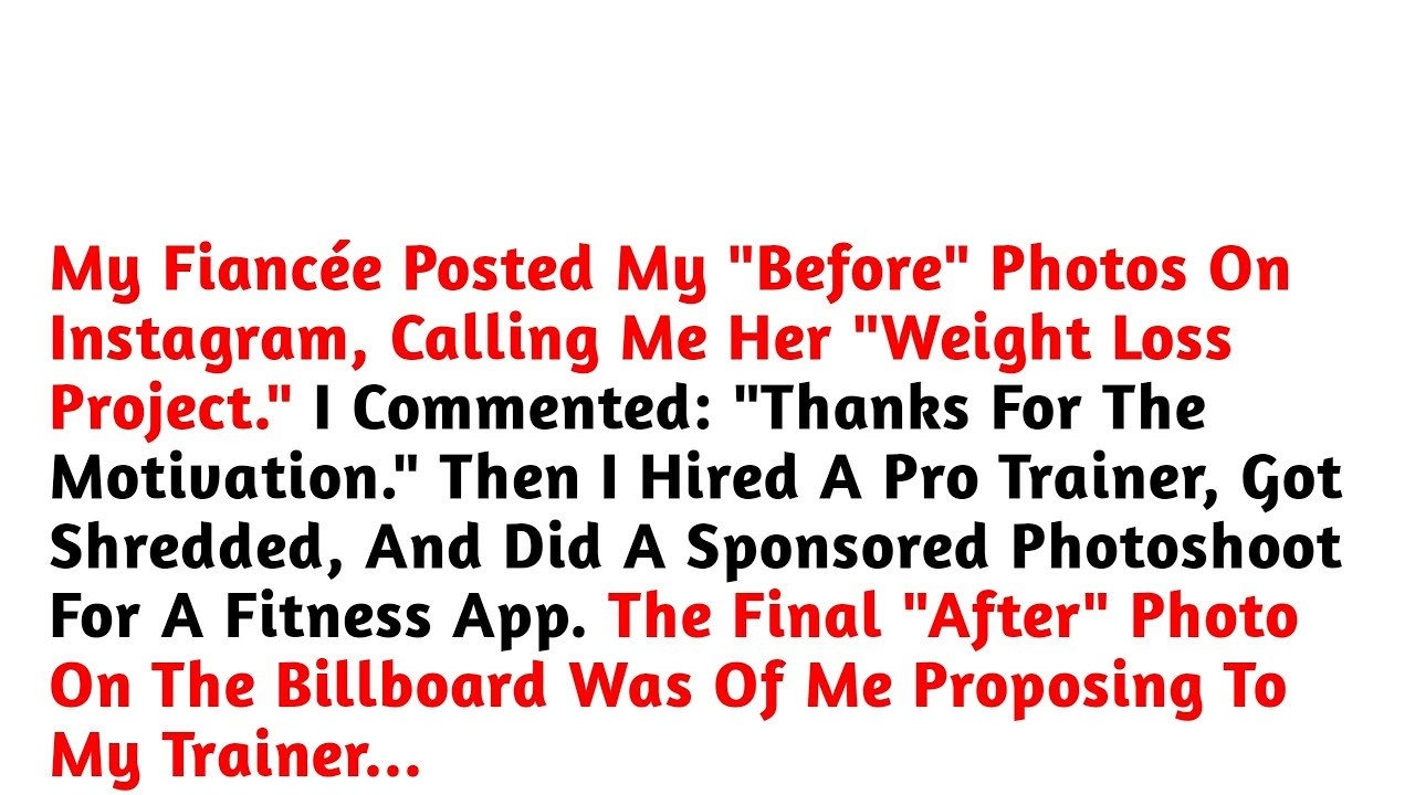 My Fiancée Posted My 