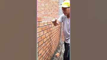 Cách Xây tường 10 bằng dây nhanh chuẩn đẹp!cách lợi xây tường10 #shorts