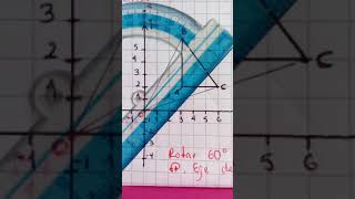 Rotación de figuras en el plano cartesiano