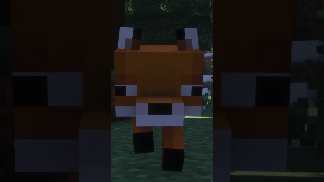 Who knew foxes were that sneaky #cinematic #minecraftshorts #minecraft