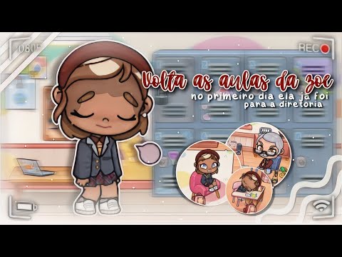 *AESTHETIC* |Volta as aulas da Zoe ✨🤍| Avatar word ✨🏫