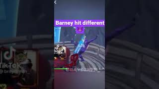 Barney hit different