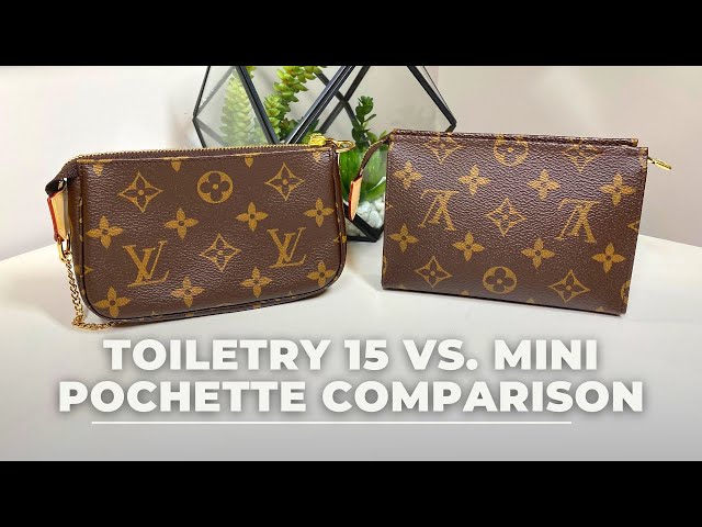 COMPARISON: Louis Vuitton Mini Pochette vs Coach Nolita 15 + Boxy Cosmetic
