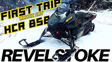 NEW Arctic Cat HCR 858 | FIRST TRIP Mountain Ride