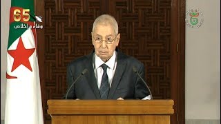 خطاب رئيس الدولة السيد عبد القادر بن صالح بمناسبة الذكرى الـ 65 لإندلاع الثورة التحريرية