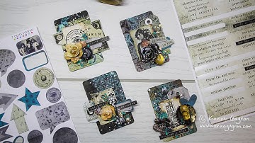 Mixedmedia ATC - Scrapbooking Tutorial - "Dreamer and Doer" by Karine Gagnon