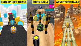 GyroSphere Trials vs Going Balls vs Rollance Adventure Balls, Gyro Balls Gameplay Comparison 008