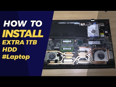 How to Install Extra 1TB HDD in the Laptop (MSI GF75 Thin 95D) | Tagalog Tutorial