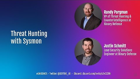 Threat Hunting with Sysmon - Binary Defense