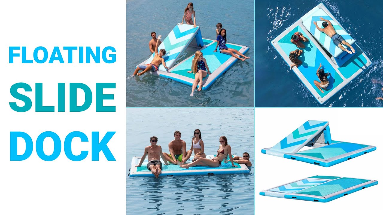Solstice Inflatable Convertible Floating Slide Dock Buying Guide - YouTube