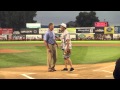 Mayor Coleman's First Pitch to Bill Murray