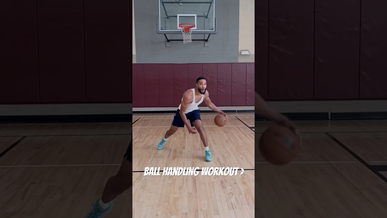 Basketball dribbling workout 